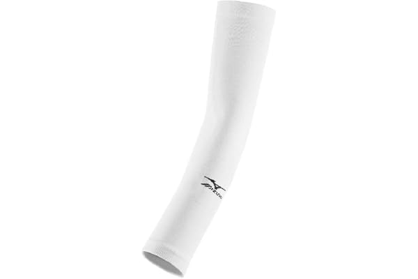 Mizuno - Paire de manchons pour volley - Couleur : blanc