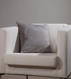 Albani Relaxing Moments Athen, Kissenbezug aus Wildlederimitat, 40×40 cm, Grau, 261525 - 3