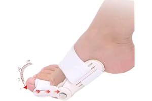 COAVEL Corrector de juanetes nocturno y dia hombre y mujer Separador de dedos pie. Férula ortopédica ajustable. Hallux Valgus, alivio para juanetes, ferulas juanetes, corrector de juanetes