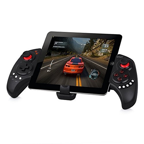 Preisvergleich Produktbild RASSE Wireless Extending Bluetooth Gamepad iPEGA PG-9023 Wireless Bluetooth Game Controller Joystick Teleskop-Controller für iOS Android Phone iPad 5-10 Zoll-Phone Tablets PC - Schwarz
