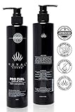 VALOR y CONVENIENCIA: Producto 3 en 1 fácil de usar para fijar, acondicionar y combatir el Frizz del cabello rizado. Mezcla profesional concentrada y dispensador para su conveniencia.