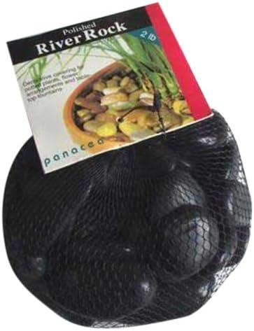 Panacea70033 River Rock, Black, 2 Pounds