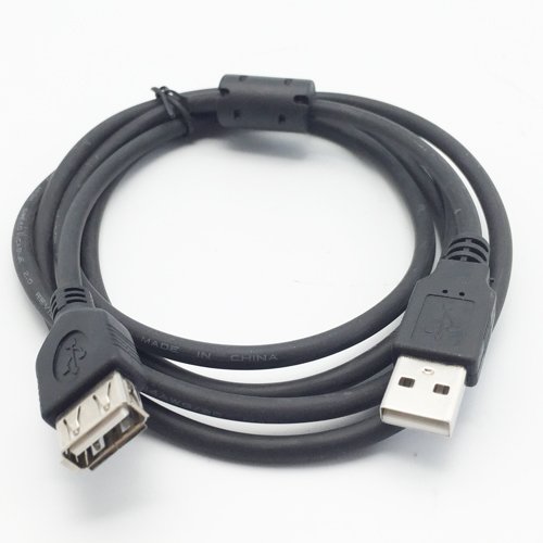 USB 2.0 Verlängerungskabel A-Stecker auf A-Buchse 1.5m Schwarz