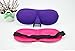 Teenxful Soft Travel Sleep Rest 3D Eye Shade Sleeping Mask Cover Blindfold Aid Eye Patch Set of 4PCS