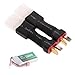 Produktbild Micro USB Adapter,Janly 2 stücke Tamiya Kopf Weiblich zu Dean Stil T Stecker Konverter für RC Auto Li-Po Li-Lion Batterie