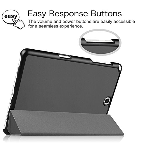 Fintie Samsung Galaxy Tab A 9.7 Hülle Case – Ultra Schlank Superleicht Ständer Smart Shell Cover Schutzhülle Etui Tasche mit Auto Schlaf / Wach Funktion für Samsung Galaxy Tab A 9.7 T550N / T555N 24,6 cm (9,7 Zoll) Tablet-PC, Himmelgrau - 6