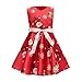 Price comparison product image Anglewolf Infant Baby Toddlers Girls Christmas Polka Dots Leotard Birthday Princess Bowknot Tutu Dress Xmas Cosplay Pageant Cute Santa Up Fancy Costume Party Outfits 1-7 Years(Red 3,4-5 Years)