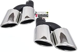 europetuning - 04866 - DOUBLES SORTIES DUPLEX INOX SILENCIEUX ECHAPPEMENT SPORT PACK S A3 A4 A5 ...