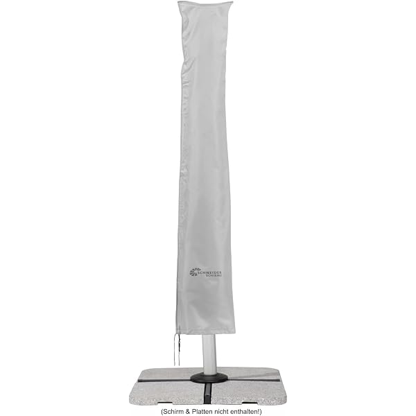 Ombrellone Rhodos Junior Schneider 270x270 Cm – Quadrato, Alluminio/Acciaio, Poliestere Rosso, 18kg Con Custodia