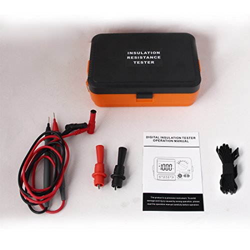 Pathson VC60B+ LCD Digital  Isolationsmessgerät Isolationstester Tester mit Zubehoer - 6