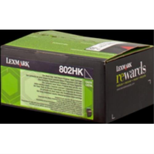 Lexmark 80C2HK0 High Yield Toner Cartridge, schwarz