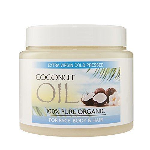 Coconut Oil for Hair, Pure Coconut Oil, Extra Virgin Coconut Oil, Coconut Oil for Face, Raw Coconut Oil, Unrefined Coconut Oil, Organic Virgin Coconut Oil Organic Dry Scalp Treatment, Coconut Oil for Hair Growth, Coconut Oil Hair Treatment - 500 grams