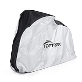 Bike Cover - Toptrek Waterproof Bicycle Cover 210D Oxford Resistant Heavy Duty Rain Dust Snow UV Protection - Cycle Cover Outdoor for Road Bike Mountain Bike Extra Large