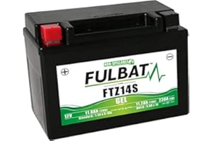 E-BIKERS YTZ14S FULBAT Batterie gel HONDA TRANSALP 700 DEAUVILLE 700 DN-01 NC INTEGRA 750