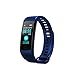 Produktbild Fitness-Tracker, Y5 Smart-Band, buntes Display, Smart-Armband, Herzfrequenz, Blutdruckmessgerät, Fitness-Tracker, Schrittzähler Free Size dunkelblau
