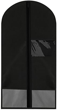 Laydran Garment bag,Suit bag With Pocket and Viewing Window, 51 inch Storage Hanging Breathable Garment Bag for Suits,Dresses,Coats,Wedding Dress& More