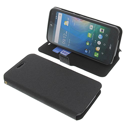 foto-kontor Funda para Acer Liquid Z630 Liquid Z630S Liquid M630 Estilo Libro Negra Protectora