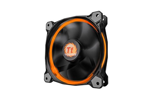 Thermaltake Riing 12 LED - Pack de 3 Ventiladores  Color Negro