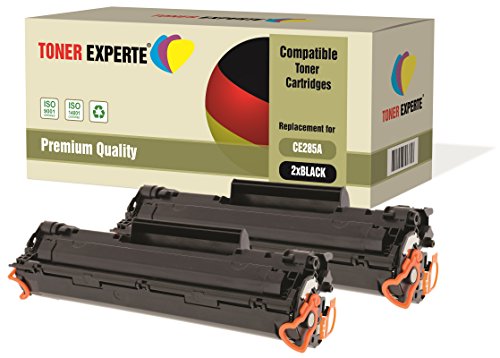 2-er Pack TONER EXPERTE® Premium Toner kompatibel zu CE285A 85A für HP Laserjet Pro P1102, P1102W, M1210, M1212, M1212NF, M1213NF, M1217NFW, M1130, M1132, M1134, M1136, P1100, P1101, P1103, P1104, P1104W, P1106, P1108