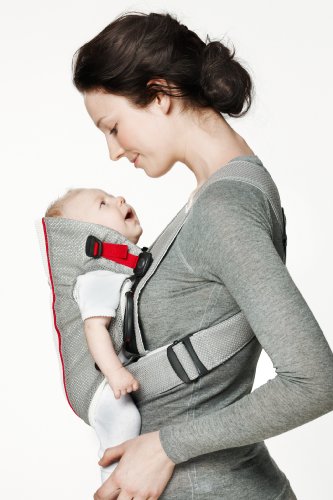 BABYBJÖRN Babytrage Original (Grau/Weiß, Netzmaterial) - 5