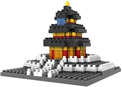 Attoblock Architecture LOZ Diamond NanoBlock [ Temple of Heaven ] DIY Educational Toy & Gift - Assembly Blocks