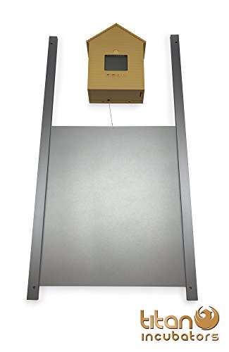 Preisvergleich Produktbild Metalltür + Automatische Huhn Haus Tür öffnen / schließen Elektronischer Pförtner