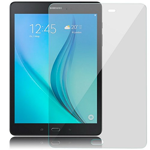 Saxonia. Displayschutz Folie aus Gehärtetem Glas für Samsung Galaxy Tab A 9.7 (SM-T550N T555) Glasfolie Hartglas | HD Klar Transparent
