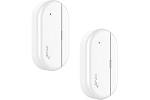 CPVAN Door/Window Contact Sensor for Home Alarm System Compatible with CP2/CP2W/CP4/CP9/CP10/CP11. 2 Pack