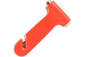 YOHENSQIN Solid Car Safety Hammer 2 in 1 Seat Belt Cutter Car Mini Window Break Hammer for Car Emergency Escape Tool