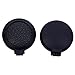 Black Mini Round Folding Comb With Mirror Travel Air Cushion Hair Massager Comb Brush
