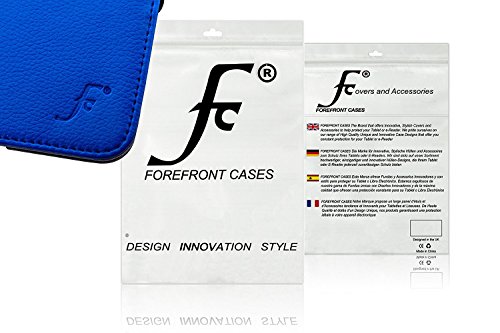 ForeFront Cases® Neue Leder Drehbar Hülle / Tasche / Case / Cover für Samsung Galaxy Tab 4 10.1 T530 – Rundum-Geräteschutz und intelligente Auto-Sleep-Wake-Funktion mit 3-JAHRES-GARANTIE VON FOREFRONT CASES – inkl. Eingabestift und Displayschutz - 7