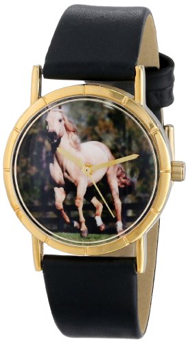 Whimsical Watches P-0110024 - Reloj analógico de Cuarzo Unisex, Correa de Cuero