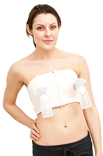 Simple Wishes Hands Free Double Pumping Bustier, X-Small/Small/Medium - Pink