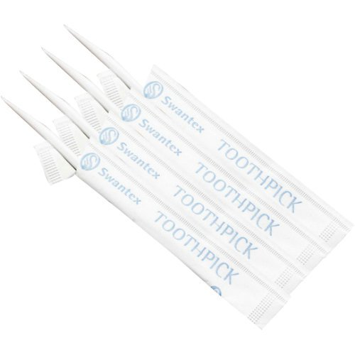 Buy Plastic Quill Toothpick (individually wrapped) (1x1000) by Swantex