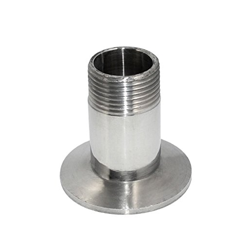 3/4″ Sanitär AG Gewindefitting Flansch Ferrule Für Tri Clamp 50.5mm BSPT - 4