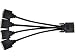 Produktbild MATROX CAB-KX20-4XDF KX20-100 to 4X DVI-I Adapter Cable 1 Foot