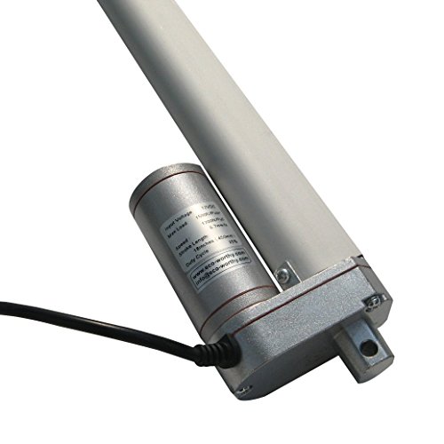 ECO-WORTHY Linear Actuator 12V 450MM Stroke Length Heavy Duty 330lbs Linearantrieb Linearmotor Verstellantrieb Toröffner Lineartechnik 12V DC Electric Motor DIY for Auto Car Lifting - 3