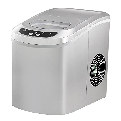 Yahee Eiswürfelmaschine Eiswürfelbereiter Automatischer Eis Würfel Maschine Icemaker silber - 3