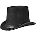 Produktbild JJMS Marke Fantastische Schwarz Top Hat tolle Qualität harter Filz Top Hat werden von Amazon