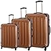 Produktbild 3-teiliges Polycarbonat-Trolley-Koffer-Set in Bronze (Gold)
