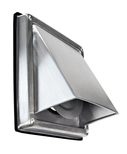 Edelstahl Überdruckklappe LG 5512 L integr. Rückstauklappe Rohranschluss DIN Ø 125