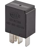 HELLA Relais Courant De Travail 12V 4 Pôles - Schéma S2 - Fiche C - 4RA 933 766-111