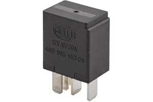 HELLA 4RD 965 453-041 Relay, main current - 12V - 5-pin connector - Wiring Diagramme: W2 - Plug: C1 - Changeover Contact - without holder