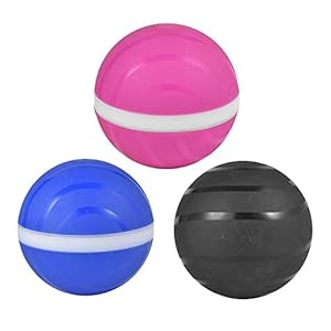 Lacyie Juguete Interactivo Recargable USB a Prueba de Agua de Wicked Ball 2019, Bola Anti-mordida automática de Apagado/balanceo LED Bola Intermitente de Juguete para Cachorros Gatos Perros