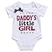 Produktbild Baby Infant Mädchen Short Sleeve Buchstabe Print Strampler Weich Overall Bodysuit