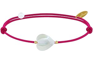 LES POULETTES BIJOUX - Bracelet Petit Coeur de Nacre - Classics