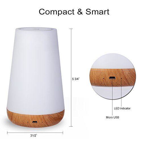 Kainuoa® LED Tischlampe mit Bluetooth Lautsprecher Touch Wireless Speaker Bunte Stimmungsleuchte Intelligente Dimmbare Dekolicht für Schlafzimmer Kinderzimmer - 7