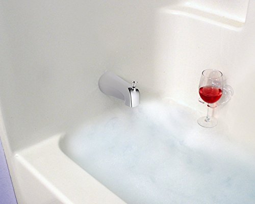 Weinglashalter für die Badewanne – transparent - 9
