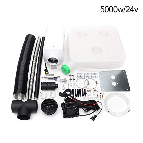 Yunt 5000W Display LCD Aria Diesel Riscaldatore in lega Alloggiamento Riscaldatore d'aria Riscaldatore per carburante Auto Camion Diesel Riscaldatore