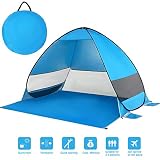 ◆ Diseño portátil y amplia aplicación: espacio más grande, estructura estable y una colección conveniente, se empaqueta para un fácil almacenamiento. Esta carpa ultraligera ocupa poco espacio en el maletero de su automóvil, pero puede brindarle mucha diversión. Tienda de playa UV perfecta para playa, parques, lagos, viajes o cualquier actividad al aire libre.
